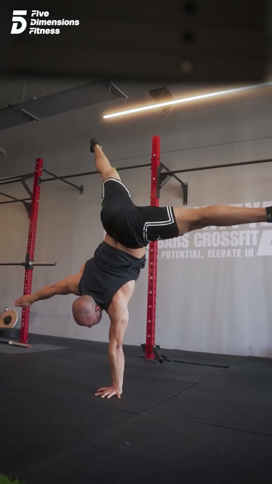 Five Dimensions Fitness — training mid-rep